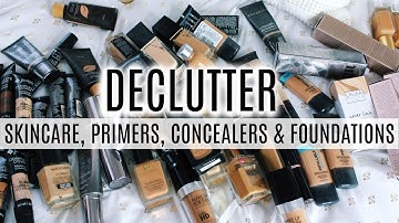 Declutter | Skincare, Primers, Concealers & FOUNDATIONS