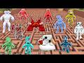 A survival challenge in a large maze with Alphabet Lore NPCs (Garry's Mod Gameplay)