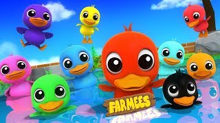 colors with ducks preschool learning videos by farmees