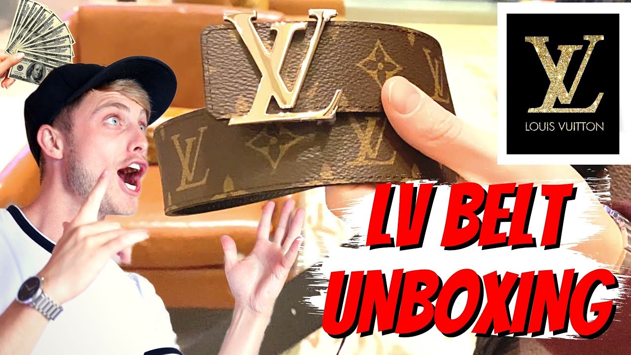 Louis Vuitton-LV Initiales 40MM Reversible Belt Unboxing 