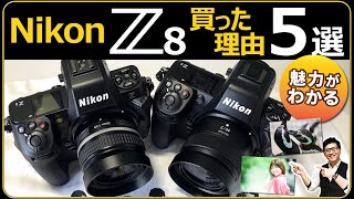 Nikon Z8 購入した理由5選 【フルサイズミラーレス一眼 フラッグシップ Z9のDNAを継ぐカメラ 】 オススメする理由と高画素機の魅力を解説。