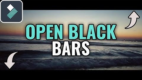 How To Make A Cinematic Black Bar Opening Effect in Filmora 9 Tutorial