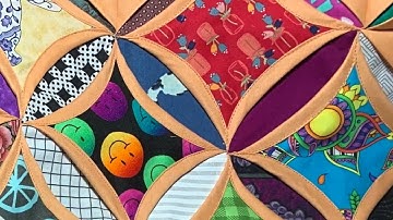 How to Make a cathedral windows quilt ~ Easy Version