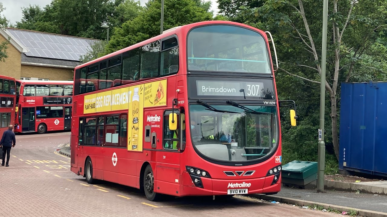 Bus Journey | Metroline West B9TL/Gemini 2 VW1839 (BV10WVW) | Route 307
