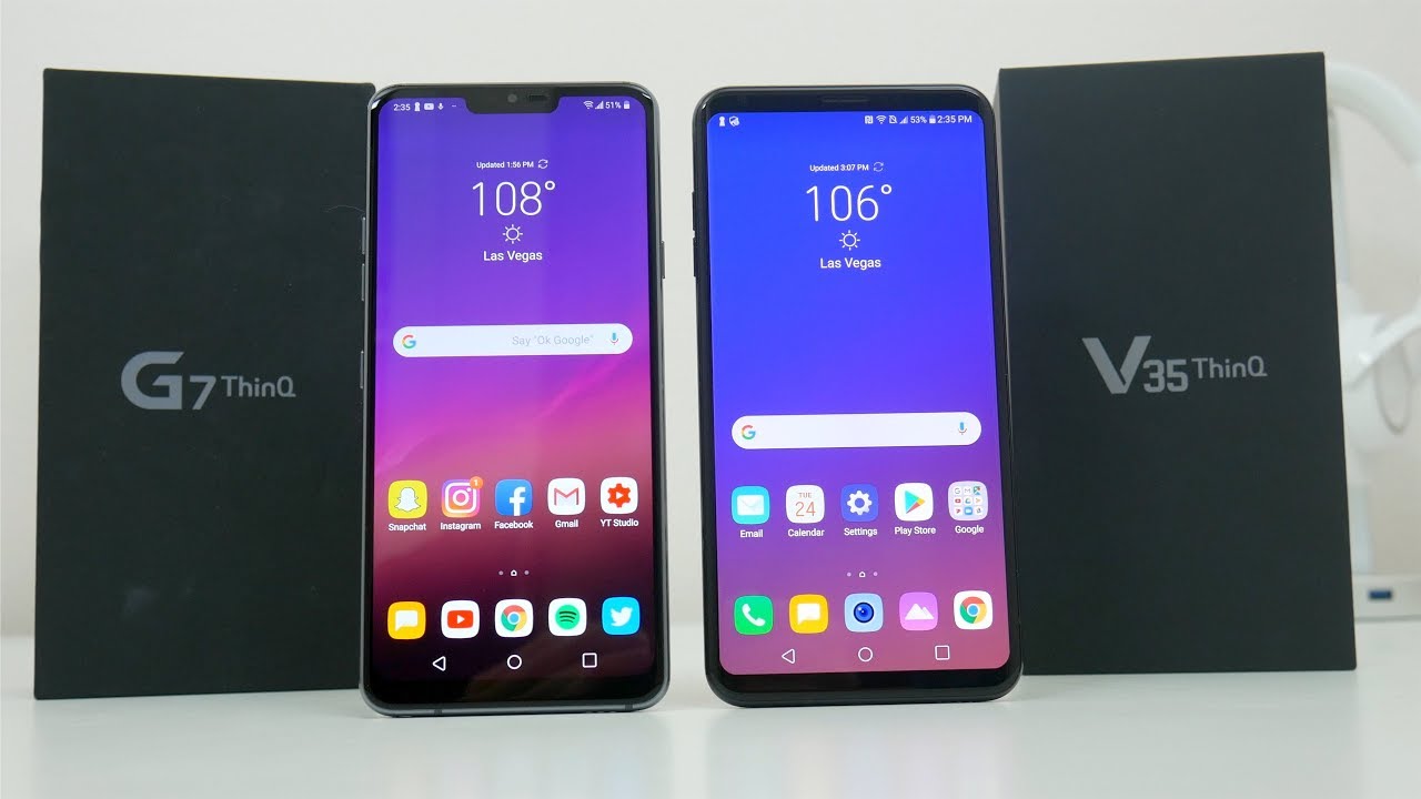 LG G7 ThinQ vs LG V35 ThinQ Full Comparison - What's The Difference