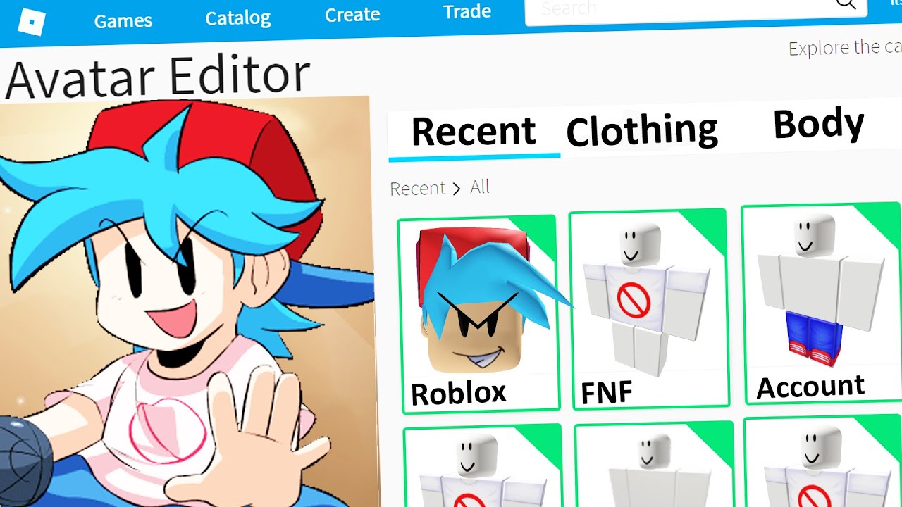 Roblox FNF Bf Avatar