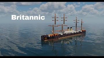 SS Britannic I (1874) / Minecraft 1:5 Scale Tutorial