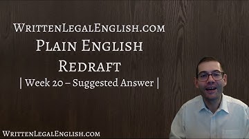 How to write plain language 20 - Courier Ts&Cs Suggested answers