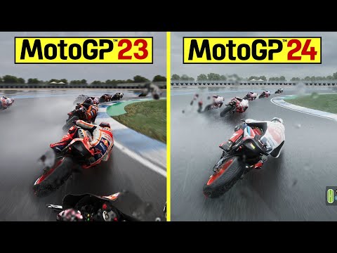 : MotoGP 23 vs MotoGP 24 PS5 Graphics Comparison