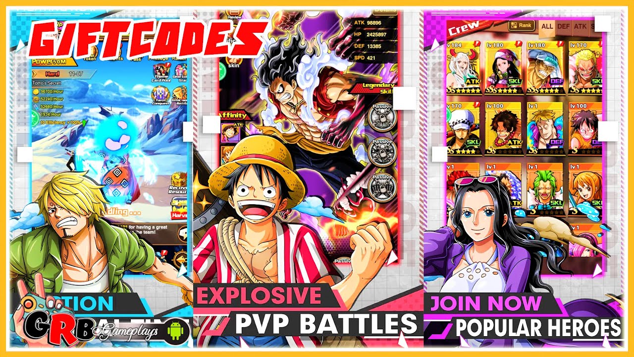 Ocean Ultimate Battle Gameplay & Gift Codes - One Piece RPG Game