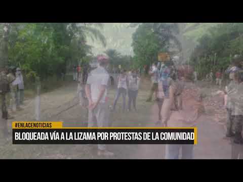 Bloqueada la vía a La Lizama por protestas de la comunidad