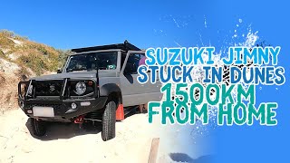 Suzuki Jimny stuck in sand dunes 1500km from home - 4x4 Recovery