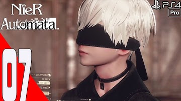 Nier Automata -  Walkthrough Part 7 - 9S Campaign -  City Ruins - Desert Zone - Amusement park -