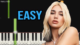 Dua Lipa - Houdini | EASY Piano Tutorial by Pianella Piano