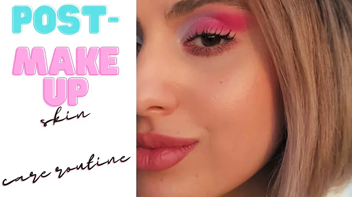 Post-makeup skin care routine || get unready with me