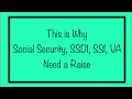 This is Why Social Security, SSDI, SSI & VA need a Raise to Benefits