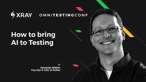OmniTestingConf 2020: "How to bring AI to Testing" - Jeremias Rößler