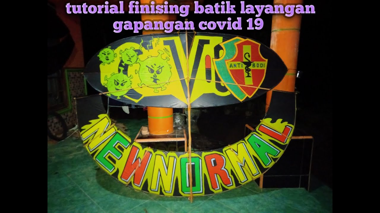 Finising batik  motif  covid 19 full plastik YouTube