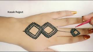 Latest easy & simple mehndi design | Unique henna design