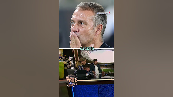 Hansi Flick is the first Germany coach EVER to be sacked 😲
