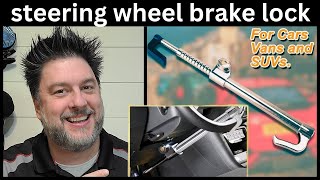 Steering Wheel Brake Lock by Tevlaphee. Extra security for your car