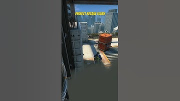 PERFECT RETAKE FLASH ON VERTIGO #shorts #csgo