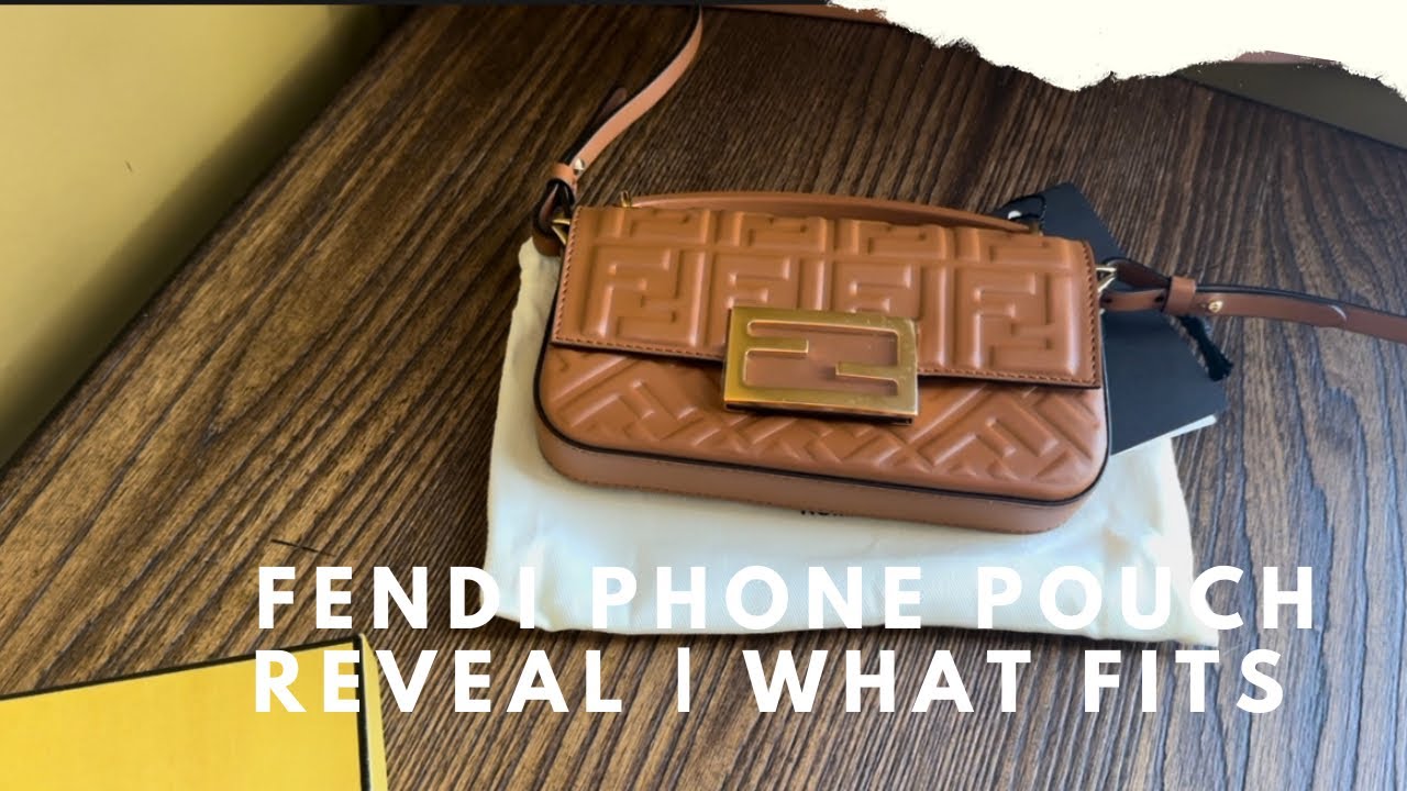 Fendi Phone Pouch  Reveal & What Fits 