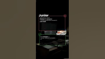 Junior Vs Senior Fronted developer 💻 #webdevelopment #html #programming #javascript #shorts #html5