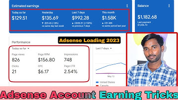 Safe Adsense Loading Method | Adsense Earning Trick | Adsense Loading Payment Proof 2023 Online Make