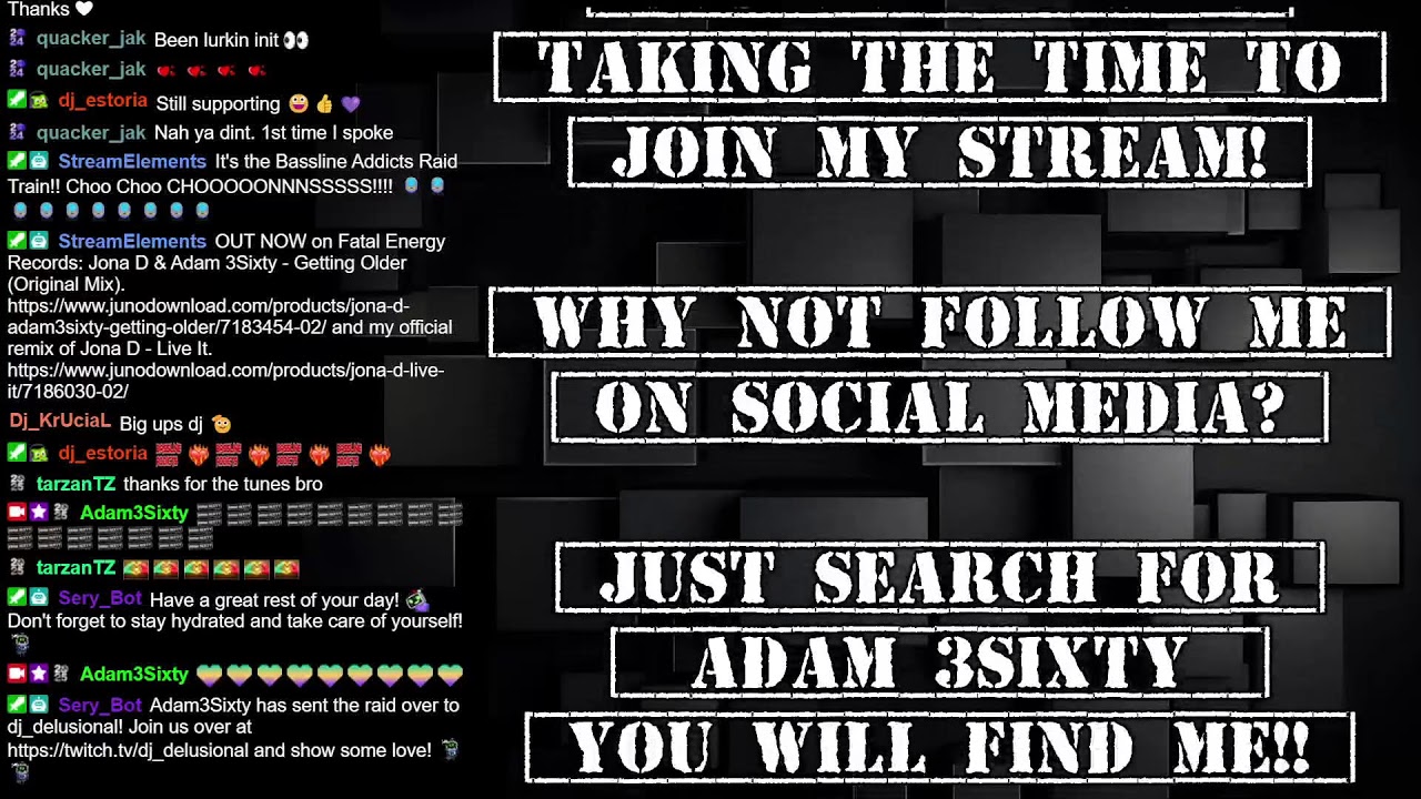 The Bassline Addicts 1 Year Anniversary Raid Train, with Adam 3Sixty!