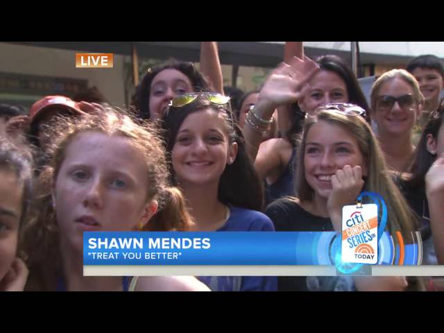 Shawn Mendes – Treat You Better (Live on Today Show 2016) class=