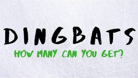 DINGBAT QUIZ 11 | Take on our DINGBAT Challenge