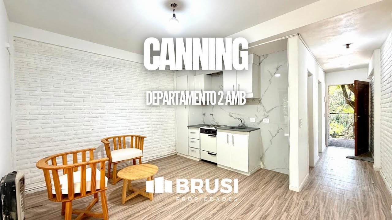 VENTA DEPARTAMENTO 2 AMBIENTES EN CANNING