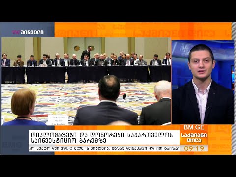 დიპლომატები და დონორები საქართველოს საინვესტიციო გარემზე