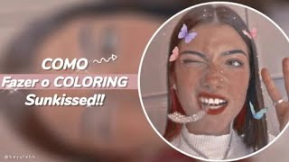 𖥻 ִ ۫ ּ Como Fazer o coloring soft SUNKISSED[ está em alta no ttk]﹗em android e iphone screenshot 4