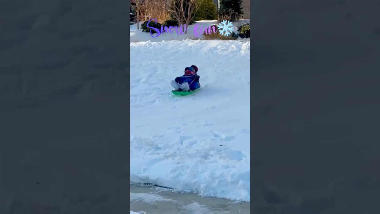 Snow fun❄️ #malayalam #usamalayali #childhoodfun #childhood #childhoodmemories #mallugram