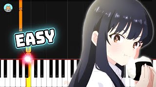 Boku no Kokoro no Yabai Yatsu ED - 'Suu Sentimental' - EASY Piano Tutorial & Sheet Music