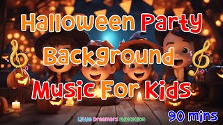 Halloween Party Background Music For Kids | 4K