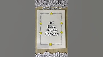 10 Easy front page design for school projects and idea note journals | Aesthetic Girl #shorts #howto