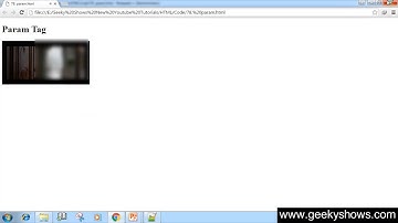 108. Param Tag in HTML (Hindi)