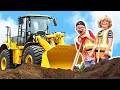 Trucks for Kids | Toy Trucks and Diggers in Dirt