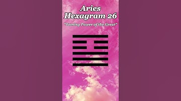 Aries, Are You Taming Your Inner Fire? 🔥 Hexagram 26 Guidance!