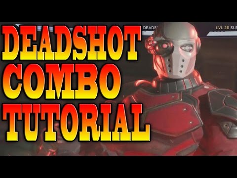 Injustice 2 DEADSHOT COMBOS! - DEADSHOT COMBO TUTORIAL