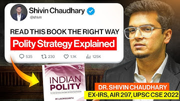 *Evidence Based* Polity Strategy for UPSC - Read Laxmikant the Right way!