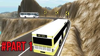 Bus simulator 3D Driving Roads Android Gameplay Walkthrough Part 1 [HD] screenshot 1