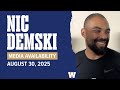 Nic Demski | August 30, 2025