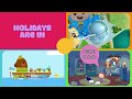 Happy school holidays from cbeebies