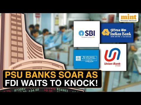 Индия планирует увеличить лимит прямых иностранных инвестиций для банков PSU до 49; объём слияни...