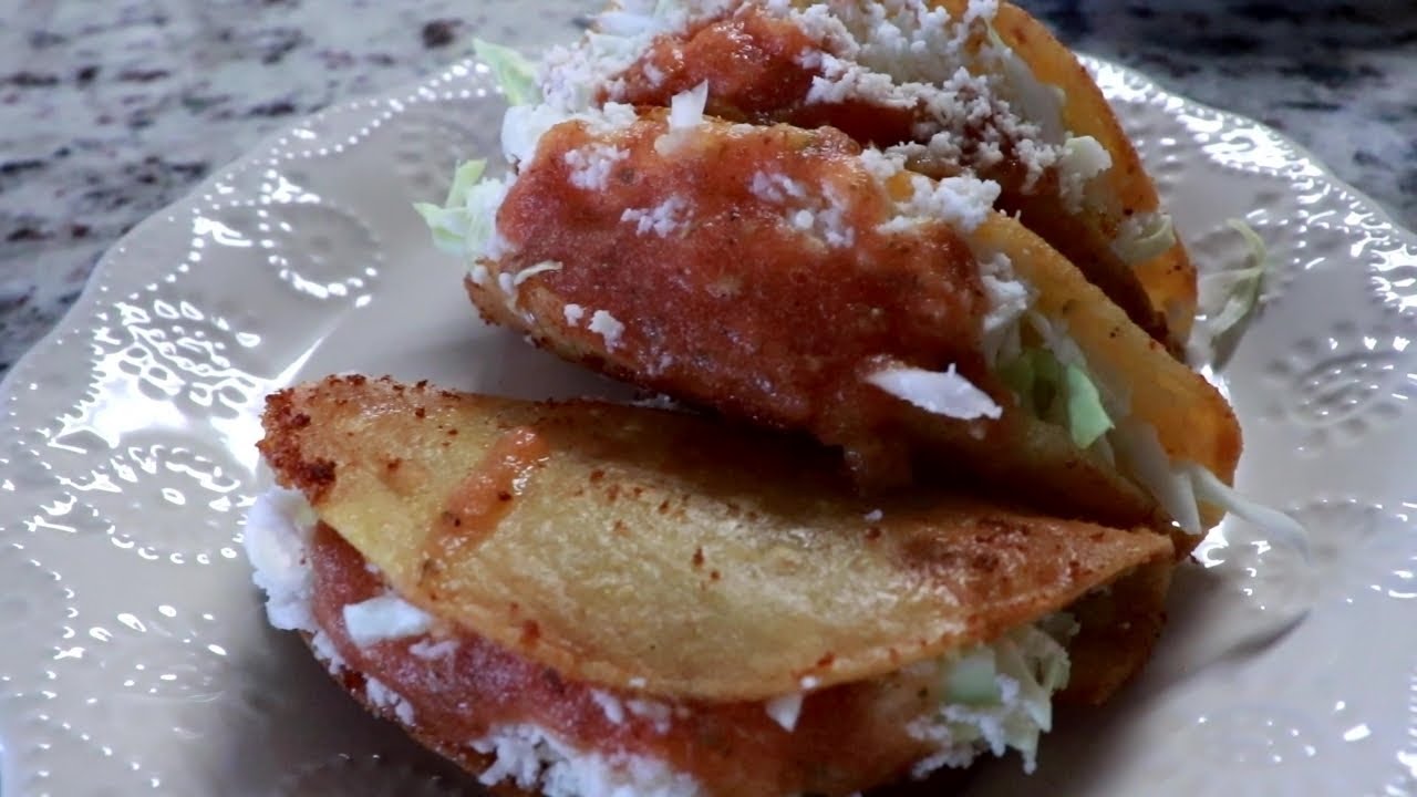 Como Hacer Tacos De Papas! How To Make Potato Tacos! (English On