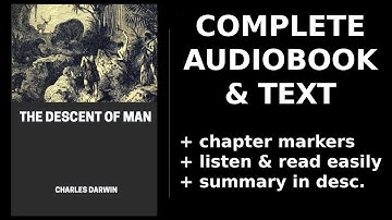 The Descent Of Man (1/3) ❤️ By Charles Darwin. FULL Audiobook